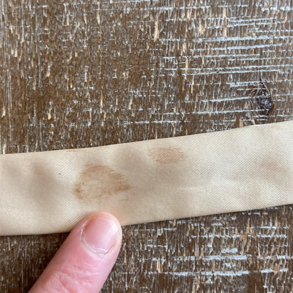 Faux Fur collar with satin ribbon ties - Picture 6 of 8